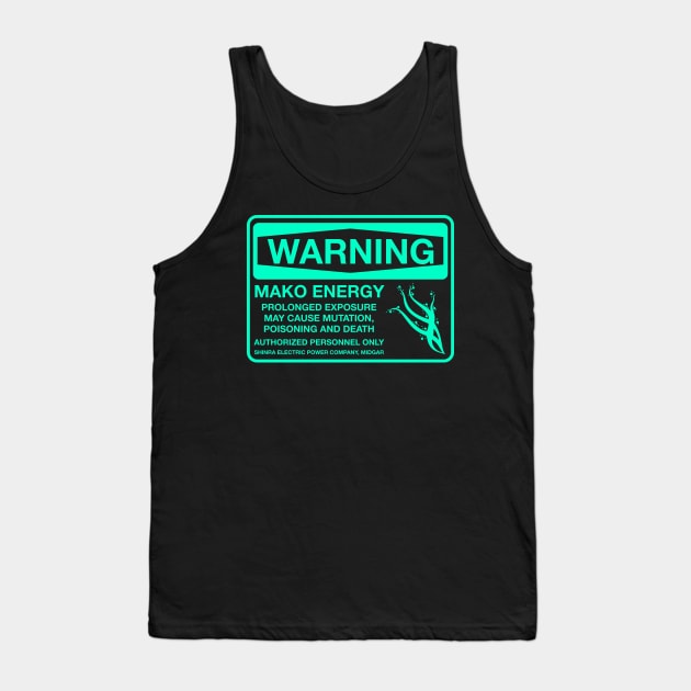 Warning: Mako Energy Tank Top by merimeaux